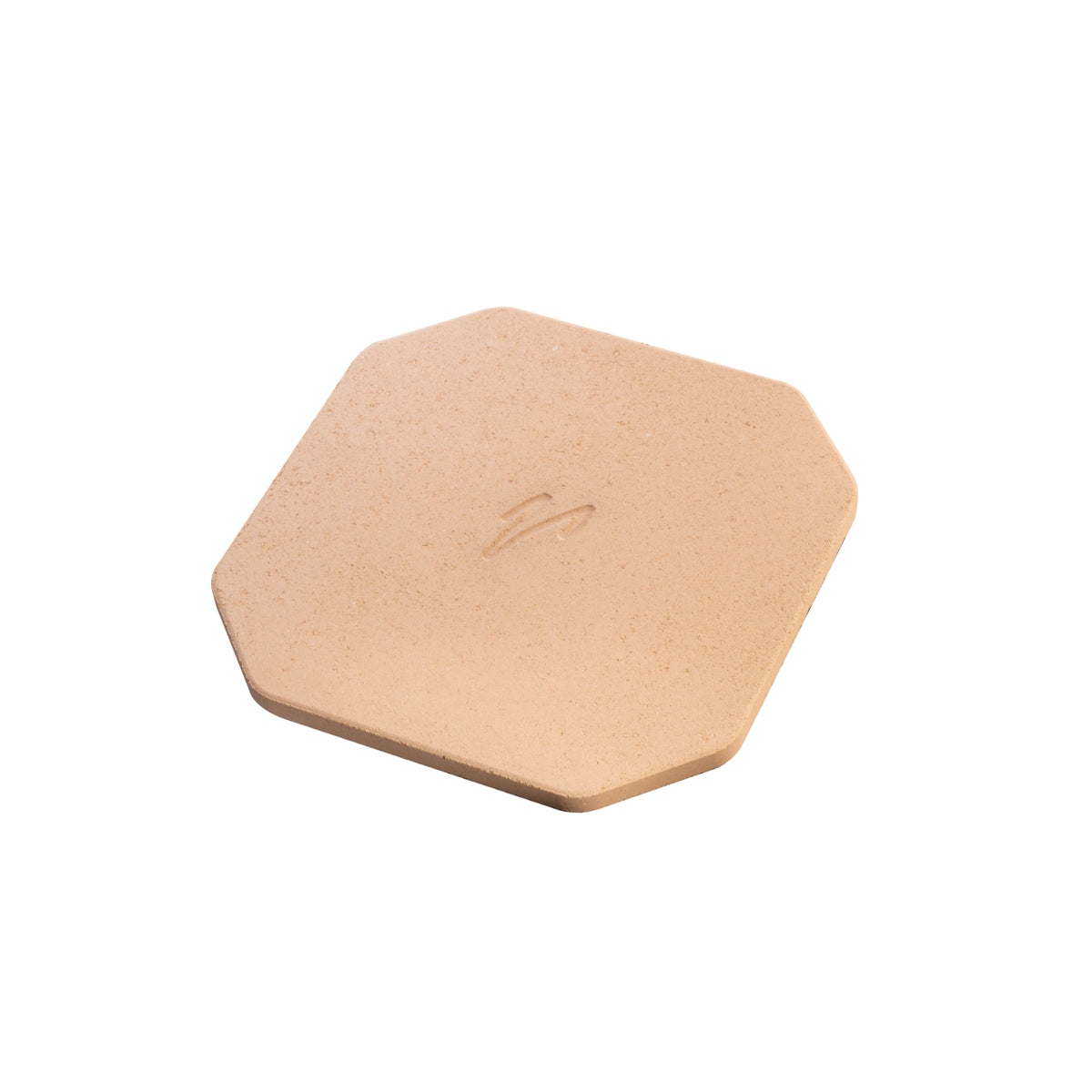 Omcan 48460 Pizza Stone, 13" x 13" Octagonal Ceramic Baking Surface for Crispy Pizzas