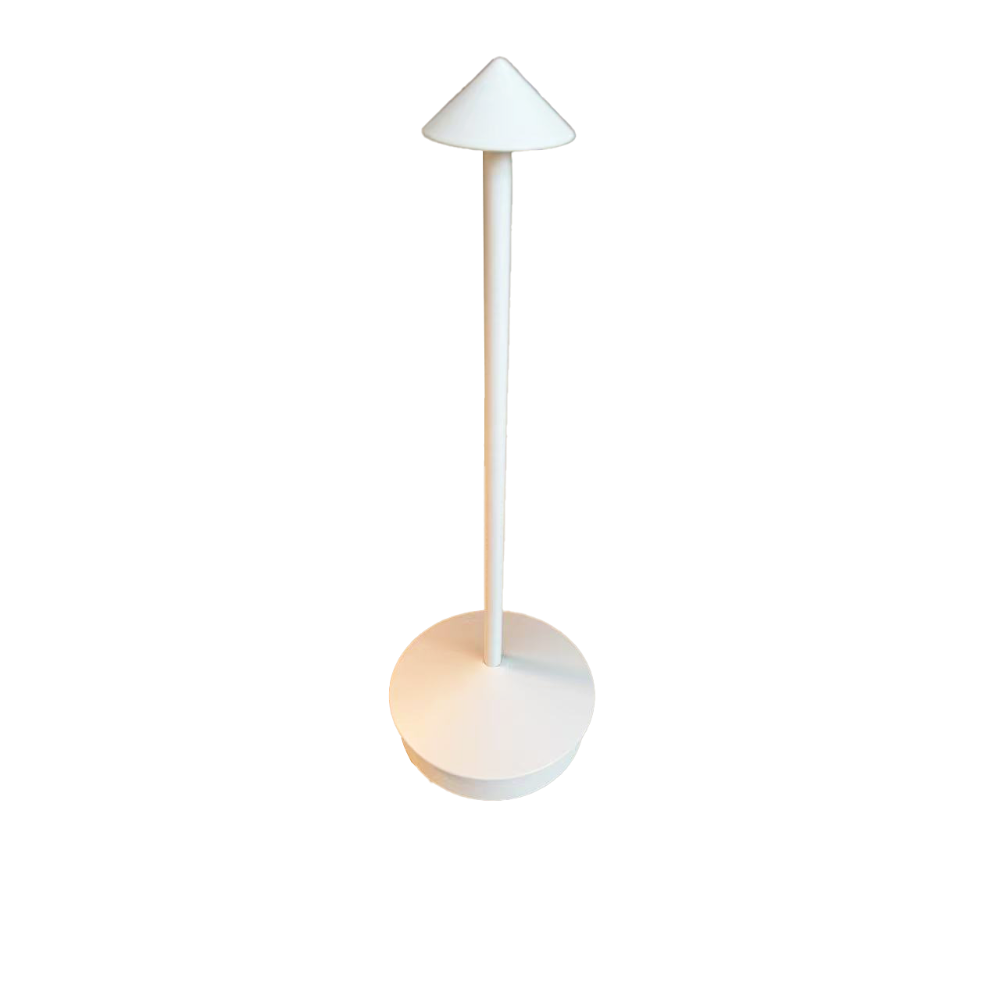 Omcan 48505 LED Table Lamp, 4-1/8" Dia. x 11-4/5" H, Touch, Stepless Dim, 3000K/6000K, Aluminum