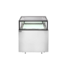 Omcan 48561 36" Refrigerated Bakery Case, 9.6 cu.ft., Silver Stainless, Glass Front & Drawer