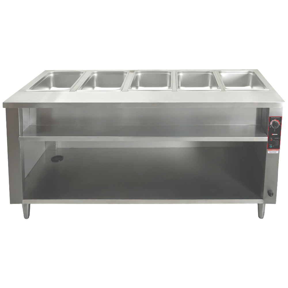 Omcan 48790 Electric Hot Food Well Table | 72" Wide