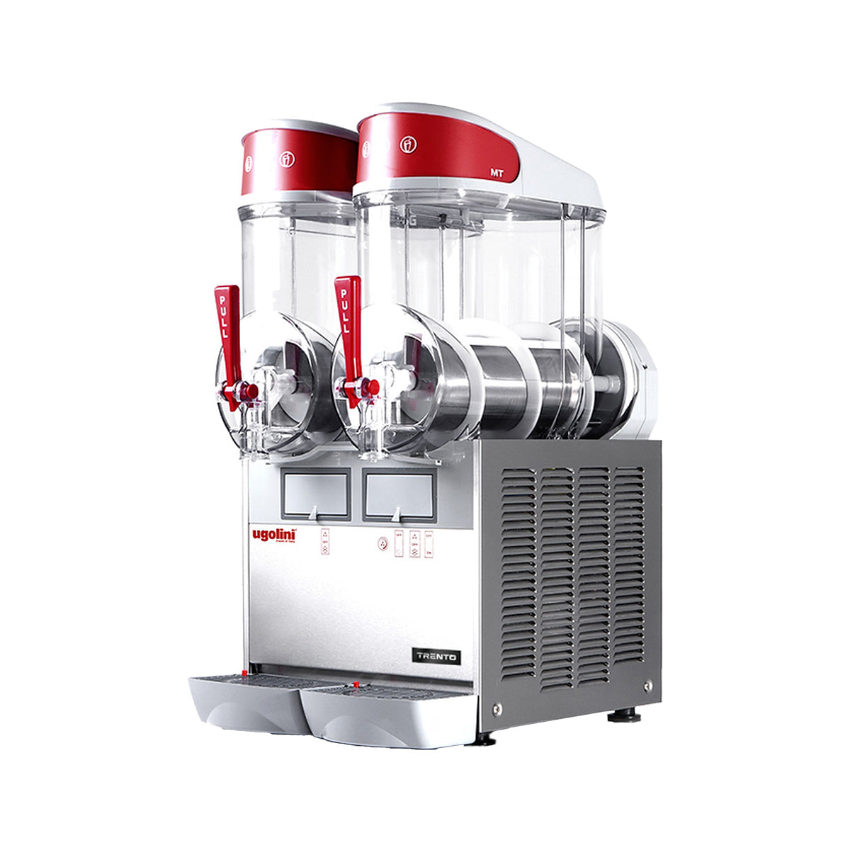 Omcan 49082 Bowl Type Non-Carbonated Granita/Frozen Drink Machine w/2.6 gal -1100W/115V- Double | 14" Wide