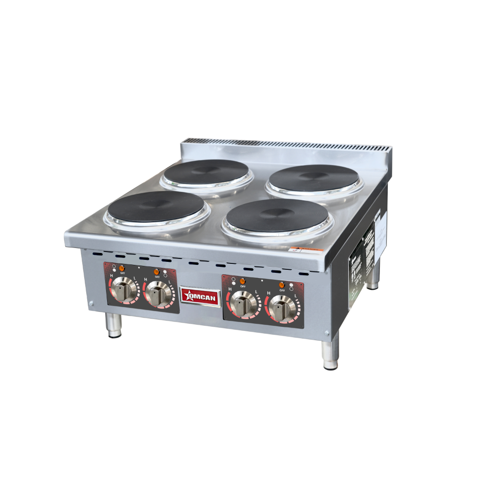 Omcan 49266 Electric Countertop Hotplate | 24" Wide