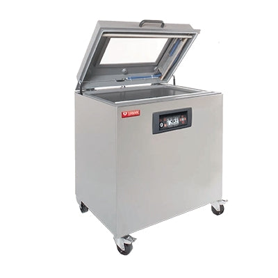 Omcan 50003 Turbovac Floor Model Chamber Vacuum Packaging Machine with 19-1/2" Single Seal Bar | aluminum
