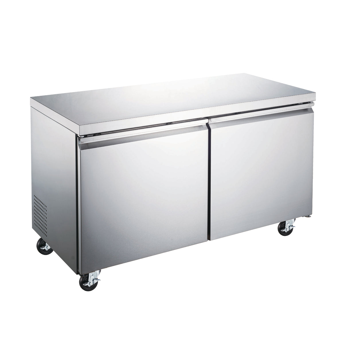 Omcan 50055 47" 2-Section Undercounter Freezer w/ 2 Doors, 12 cu.ft.