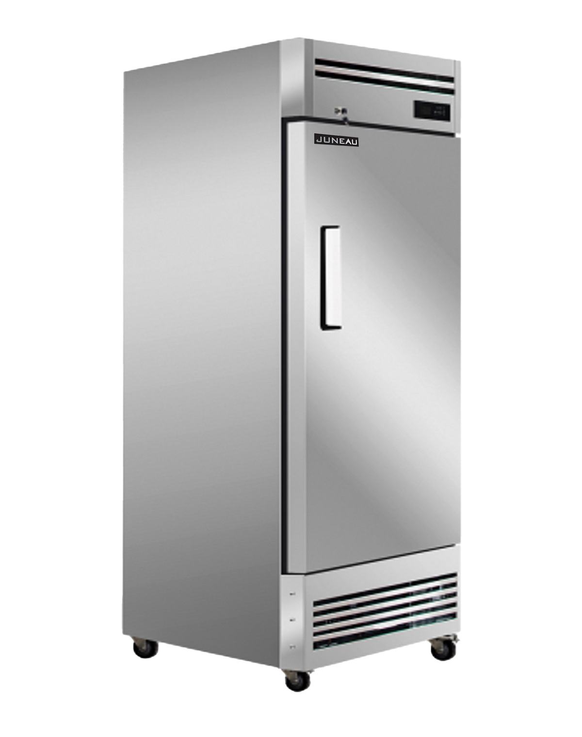 Omcan 58001 27" 1-Solid Door Reach-In Freezer, Bottom Mounted, 17.8 cu. ft., Stainless Steel