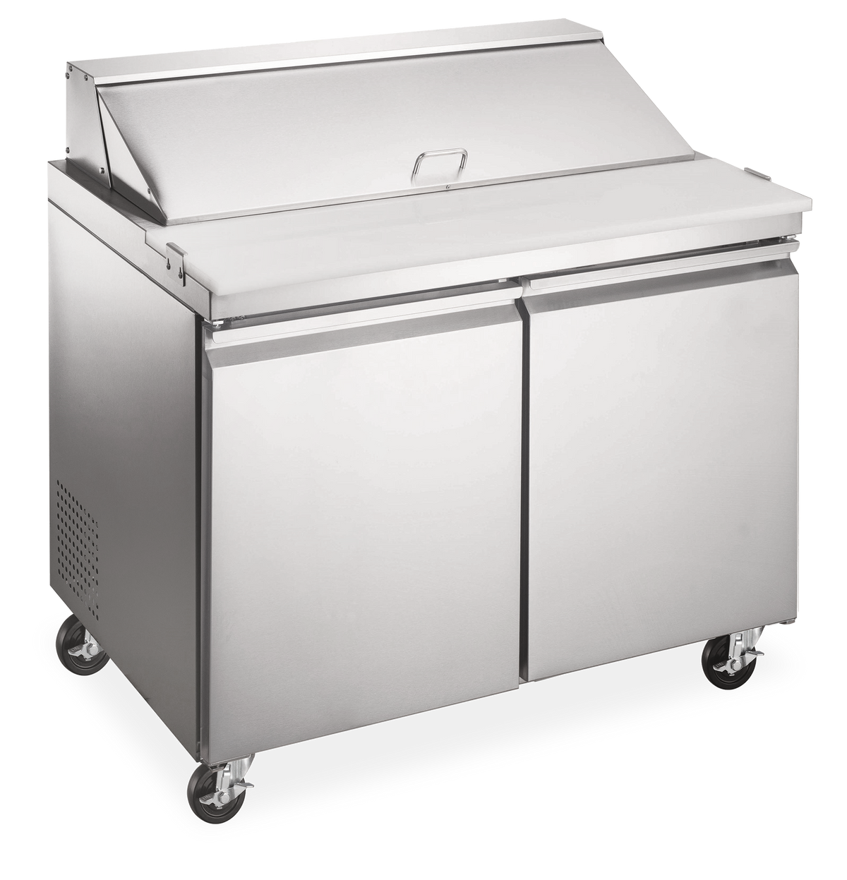 Omcan 59034 36" 2-Door Sandwich and Salad Prep Table, 9.1 cu.ft., Stainless Steel
