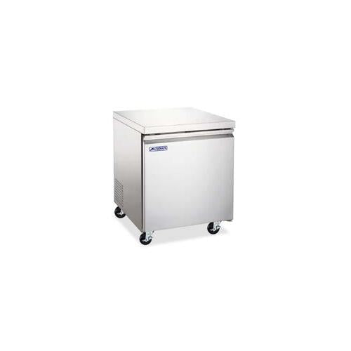 Omcan 59053 27" 1-Door Undercounter Freezer, Stainless Steel, 6.3 cu. ft.