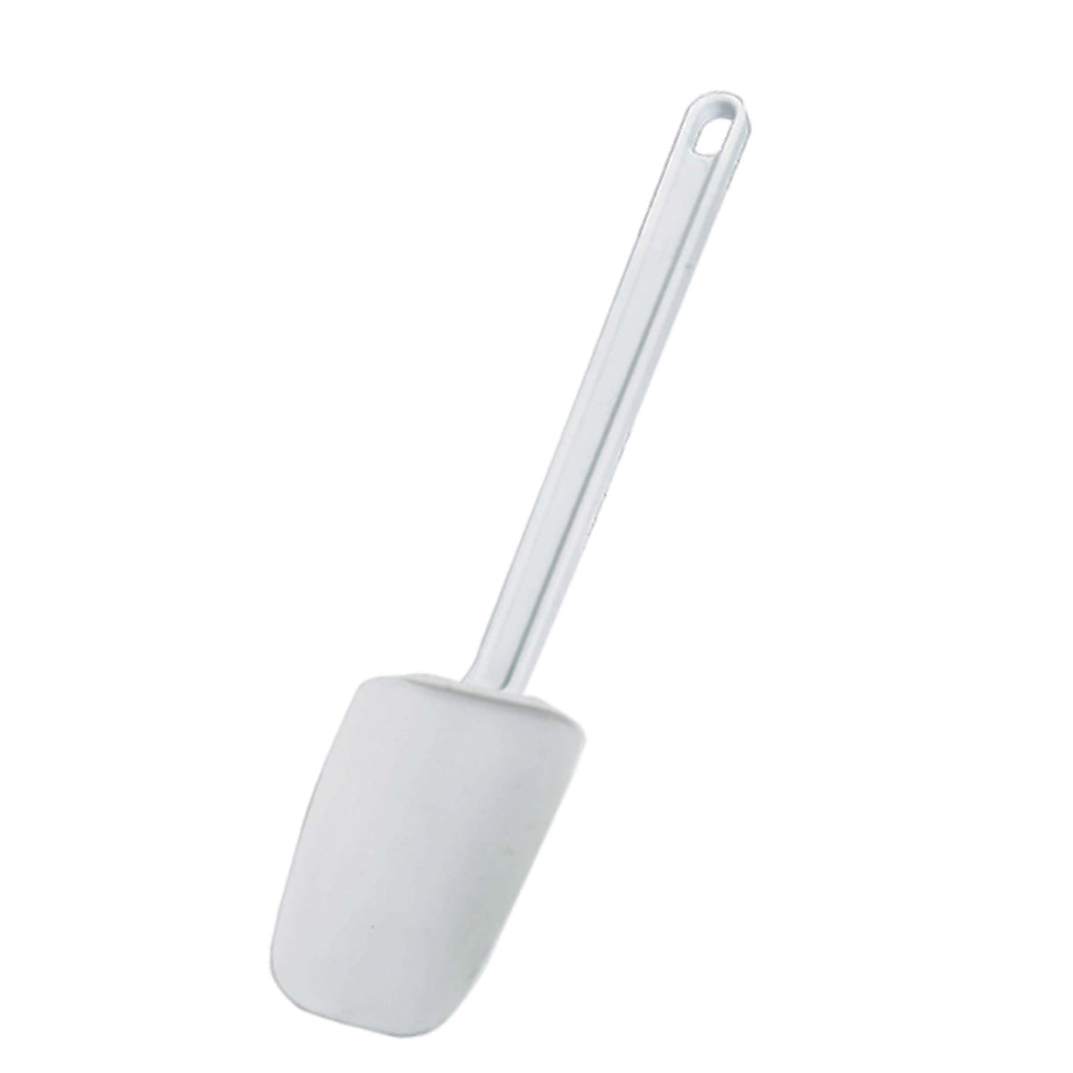 Omcan 80027 Spoonula, 10" Length, White Plastic Blade, Commercial Kitchen Utensil