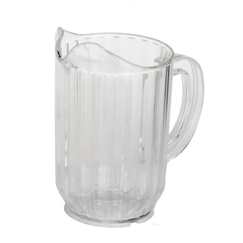 Omcan 80083 Water Pitcher, 32 Oz Clear Polycarbonate Plastic, With Handle, NSF | 10 - 31 oz