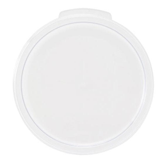 Omcan 80166 Round White Polypropylene Lid For 2-Qt & 4-Qt Containers