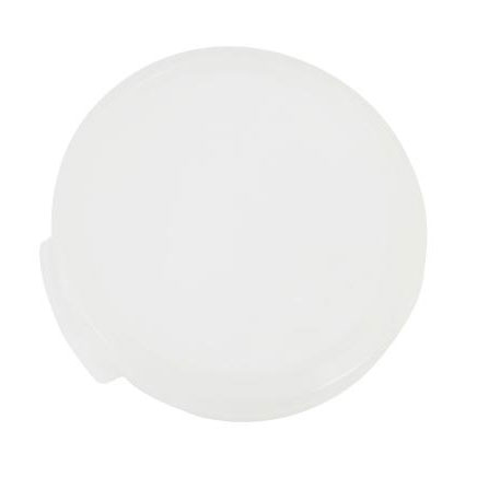Omcan 80195 Round Polycarbonate Food Storage Container Lid, Clear, Fits 2 Qt & 4 Qt Containers
