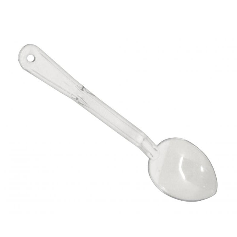 Omcan 80291 Serving Spoon 13" Clear Polycarbonate Plastic, 13-14" Length, NSF-Approved | plastic / poly -
