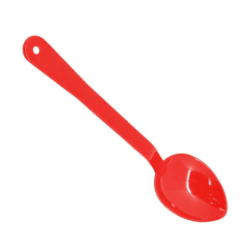 Omcan 80293 Serving Spoon - 13" Polycarbonate Red, NSF Plastic Utensil | plastic / poly -