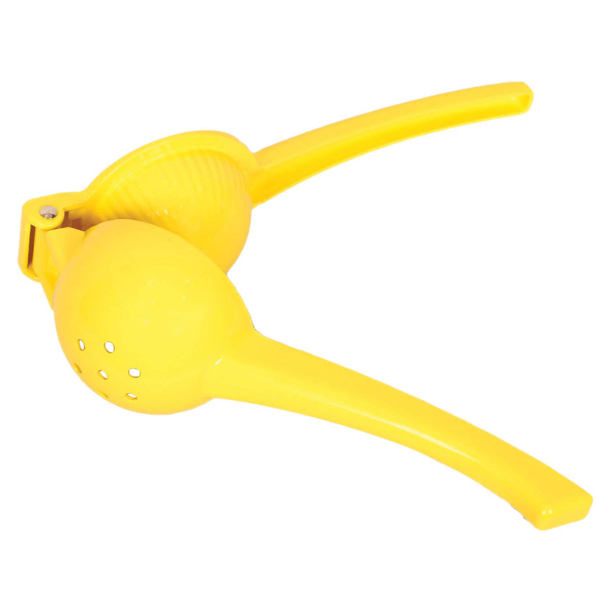 Omcan 80294 Citrus Squeezer - Yellow Aluminum Lemon Lime Tool, Metal Design for Fresh Juice