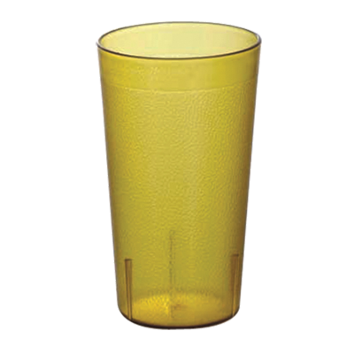 Omcan 80326 Pebbled Tumbler, 5 oz., Amber, BPA Free, Textured, Plastic