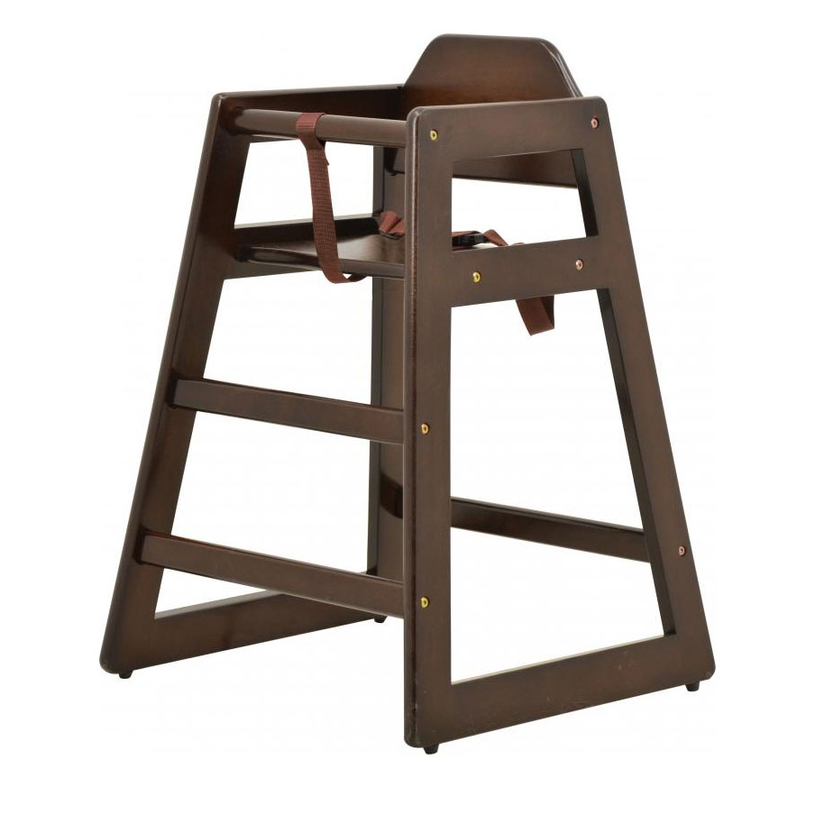 Omcan 80611 Wood High Chair | 20" Wide