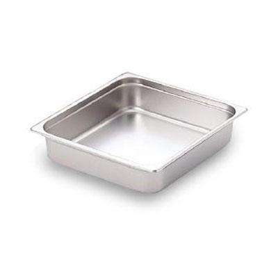 Omcan 80613 Stainless Steel Steam Table Pan, 2/3 Size, 13-7/8" x 12-2/3" x 2-1/2", NSF
