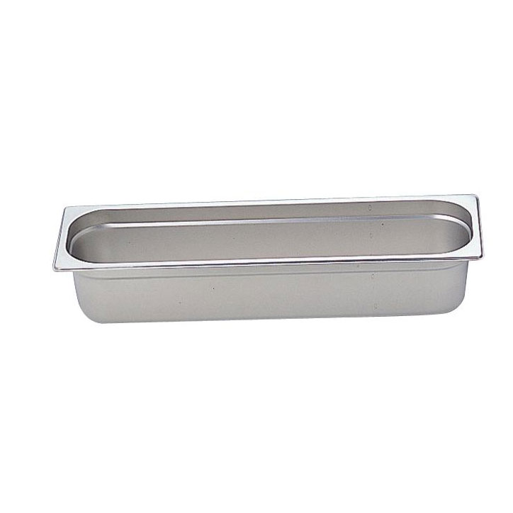 Omcan 80617 Stainless Steel Steam Table Pan 1/2 Size, 20-1/2" x 6⅜" x 4" Deep Solid NSF