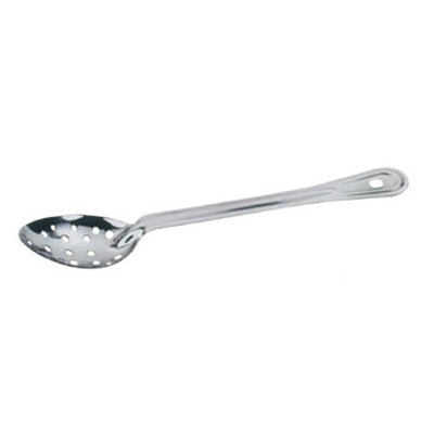 Omcan 80704 13" Stainless Steel Perforated Basting Spoon for Precise Sauce Distribution