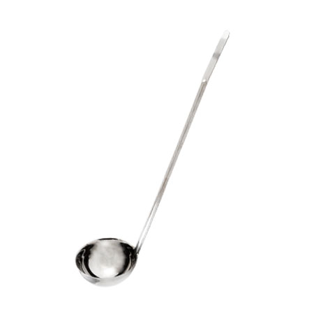 Omcan 80755 4-Oz One-Piece Stainless Steel Ladle, 2-5 Oz, Single-Piece Construction | 2 to 5 oz