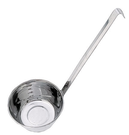 Omcan 80770 1-Qt Stainless Steel Ladle/Dipper, Kitchen Hand Tool, Polished