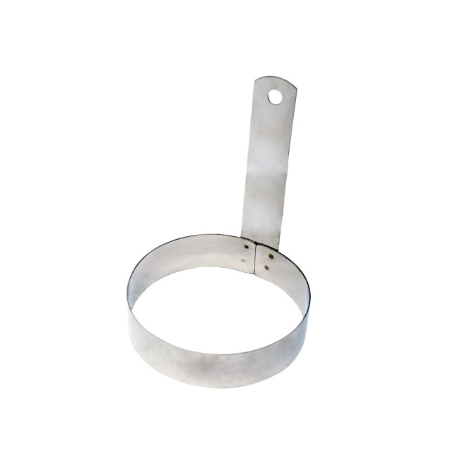 Omcan 80772 Egg Ring - 4" Stainless Steel Kitchen Accessory for Round Eggs, Durable Design