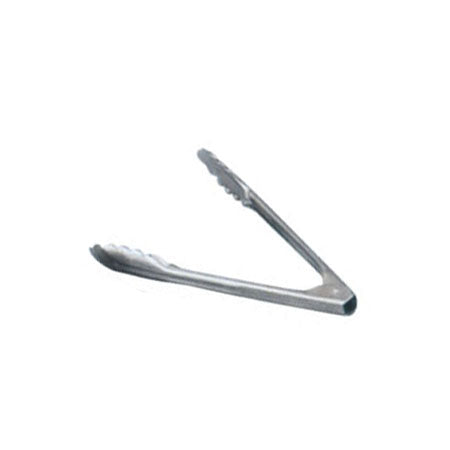 Omcan 80787 9" Stainless Steel Coiled Spring Utility Tongs, Medium Weight, Kitchen Hand Tool