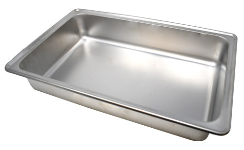 Omcan 80908 Dripless Spillage Pan 4" Deep Anti-Jamming Holds 1/1 1/2 1/3 GN Stainless Steel NSF
