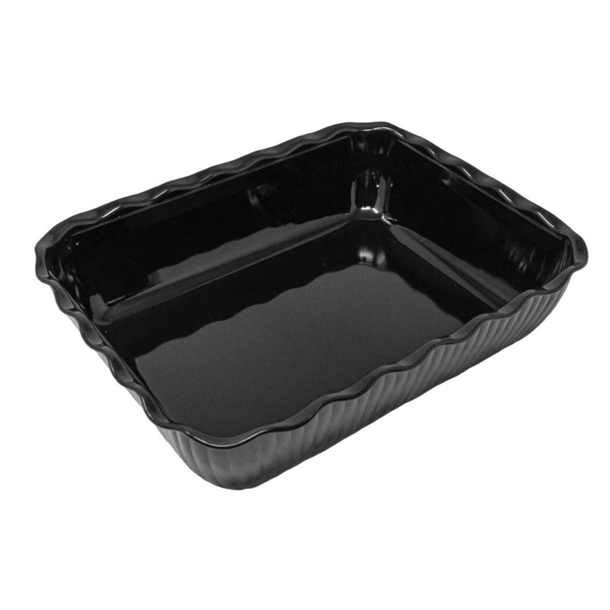 Omcan 80956 Deli Crock, 5 Lb Black Rectangular 10-5/16" x 6-3/4" x 3-1/4" SAN Plastic, Resistant