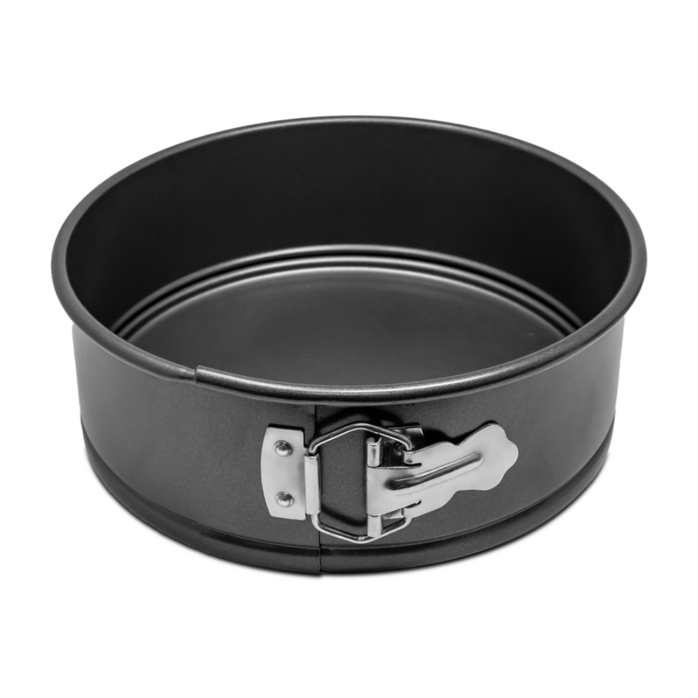 Omcan 81112 Springform Cake Pan - 10" Diameter, 3" Deep Round Aluminum Non-Stick Coating