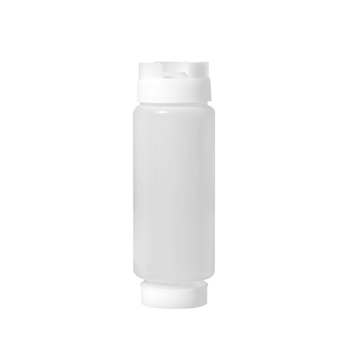 Omcan 81160 Squeeze Bottle - 12 oz Dual-Way, Wide-Mouth 61 mm, Single Tip, PP/PE/Silicone, NSF | 2.4" Wide