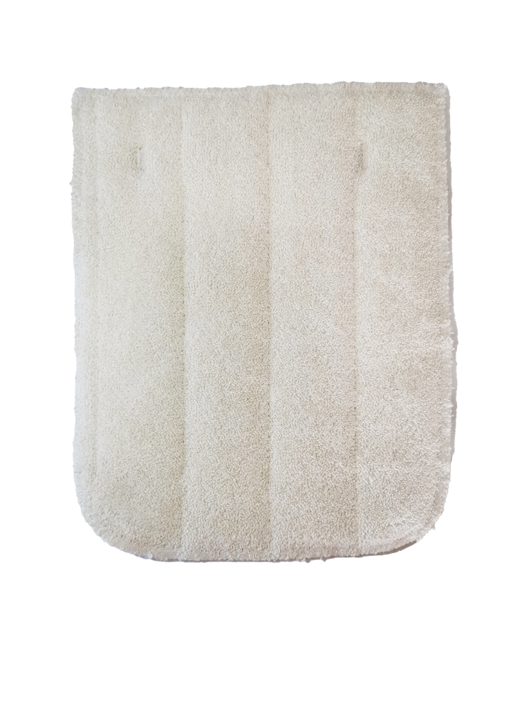 Omcan 81179 White Terry Cloth Pan Grabber 8-1/2" x 11" with Wrist Strap, Skull Style - Dozen