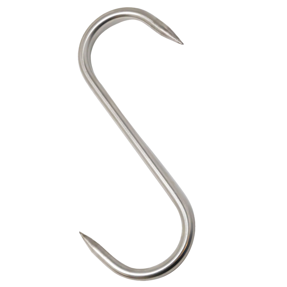 Omcan 81281 9-3/4" x 2/5" Stainless Steel S-Hook, Restaurant Shelving Part