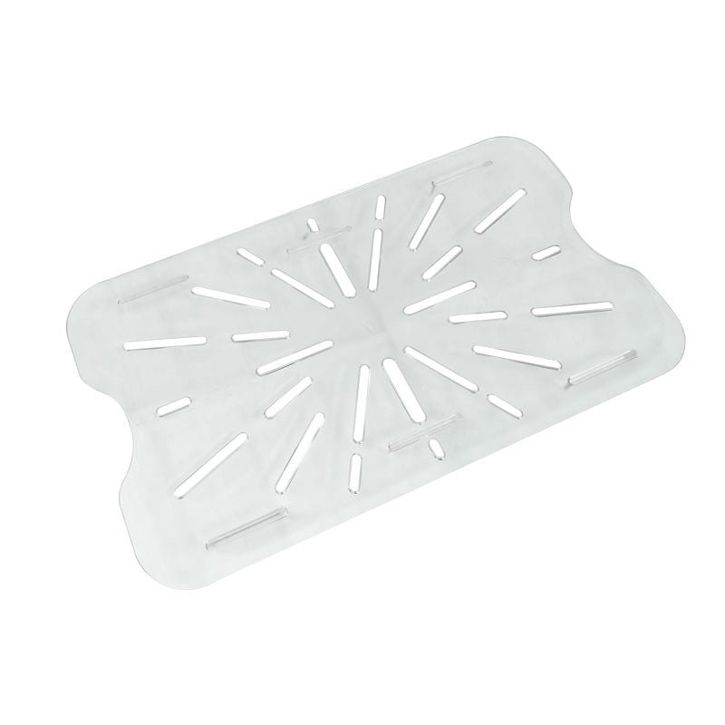Omcan 85032 Drain Shelf - Full-Size (1/1) Polycarbonate Clear Food Storage Tray | 18.1" Wide