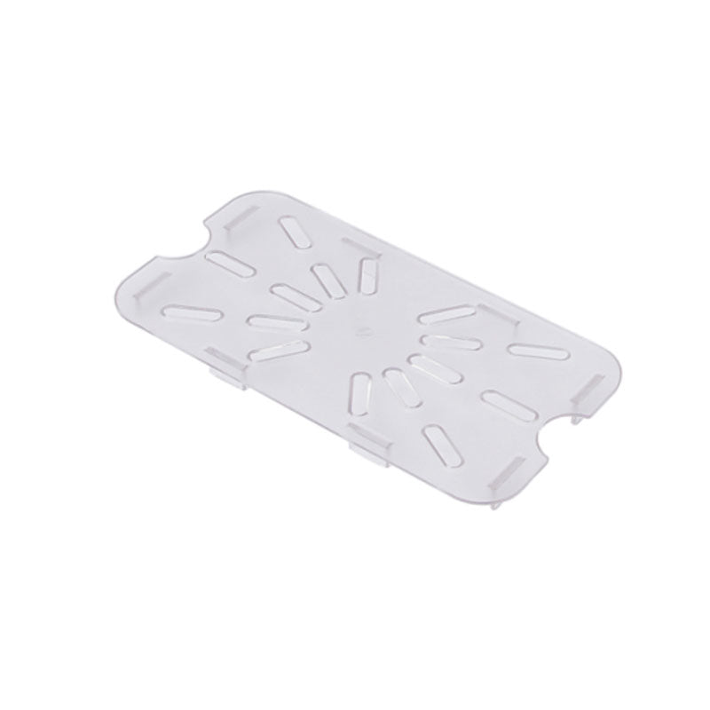 Omcan 85033 Drain Shelf For 1/2 Size Storage Container, Polycarbonate, NSF, Fits Pan | 10" Wide