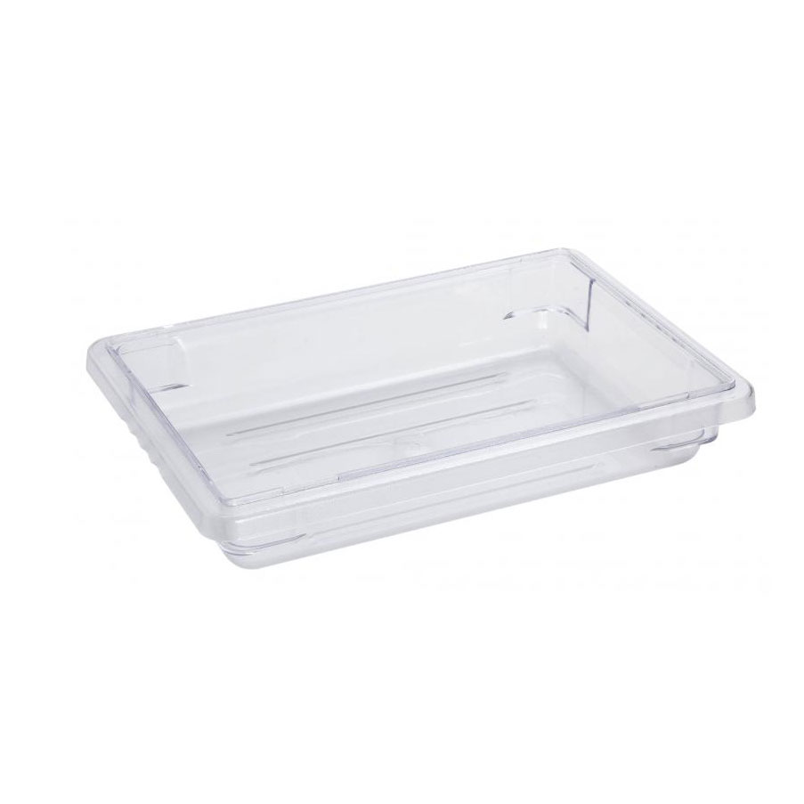 Omcan 85115 Storage Container, 12" x 18" x 3-1/2" H Clear Polycarbonate NSF