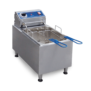 Globe PF16E 16 lb. Countertop Electric Fryer