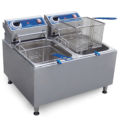 Globe PF32E 32 lb. Countertop Electric Fryer