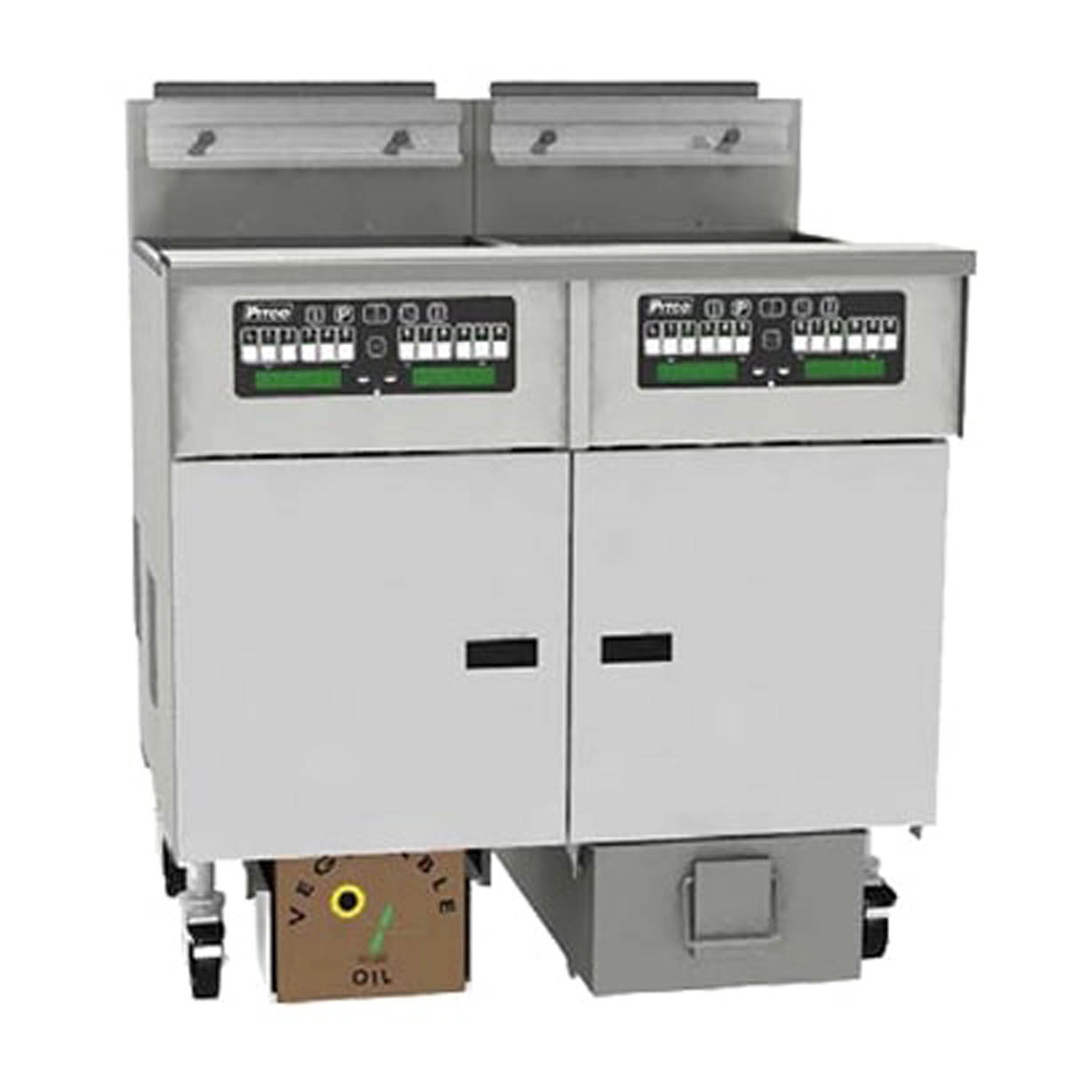 Pitco SSHLV184R-C/FD 42-lb Commercial Gas Fryer — Computer Controls, Built-In Filter