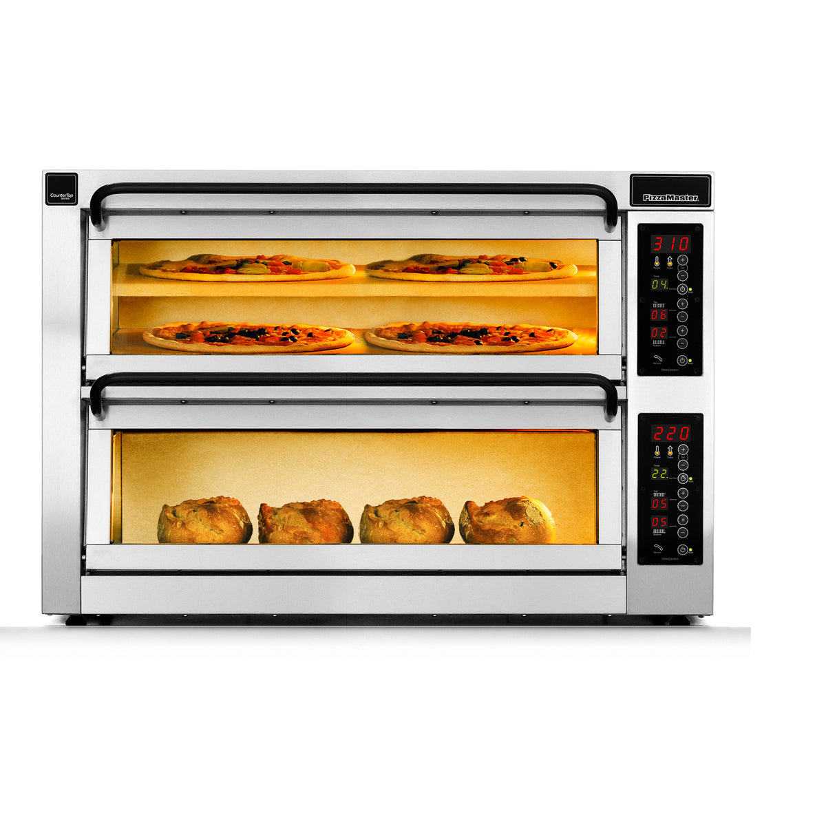 PizzaMaster PM 452ED-1DW Countertop Electric Pizza Oven — 2 Decks, 45.7" Wide