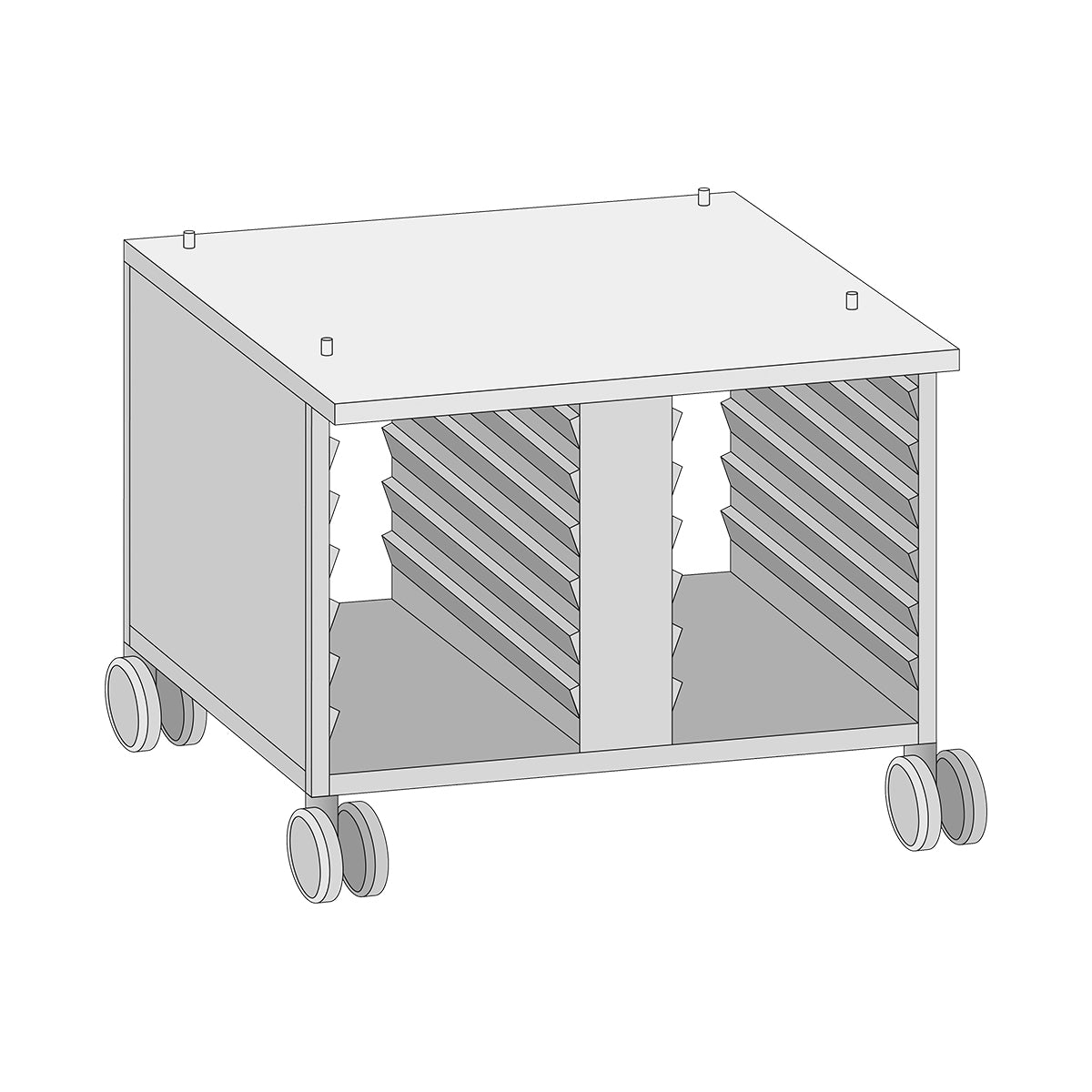 Rational 60.30.329 UG II Mobile Oven Stand
