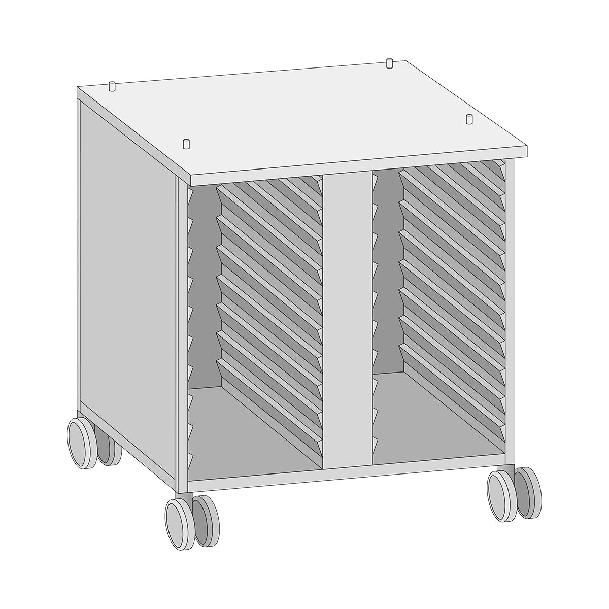 Rational 60.30.338 US III UltraVent Mobile Oven Stand