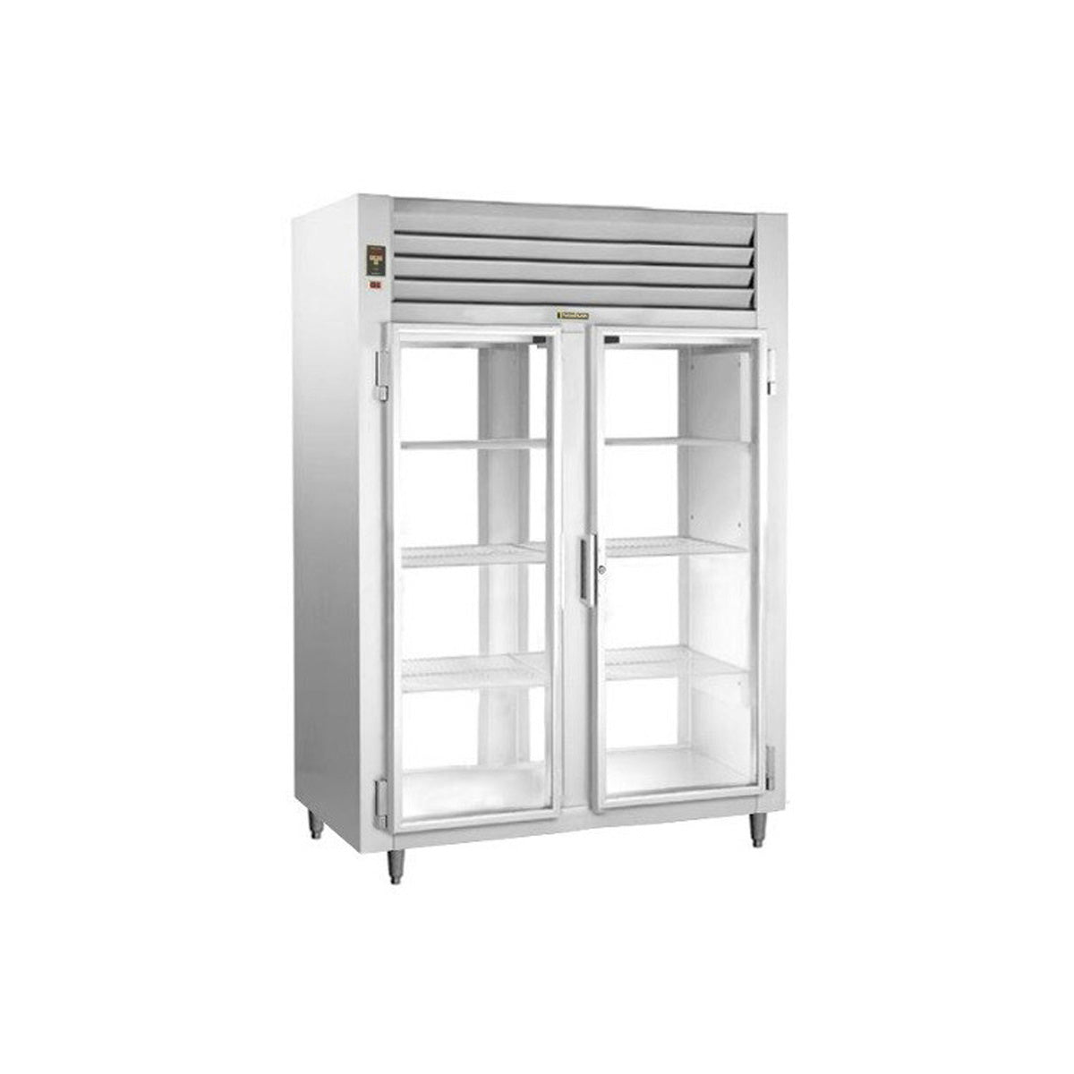 Traulsen RHT226WP-FHG 58-Inch Pass-Thru Remote Glass Door Refrigerator — 4 Doors