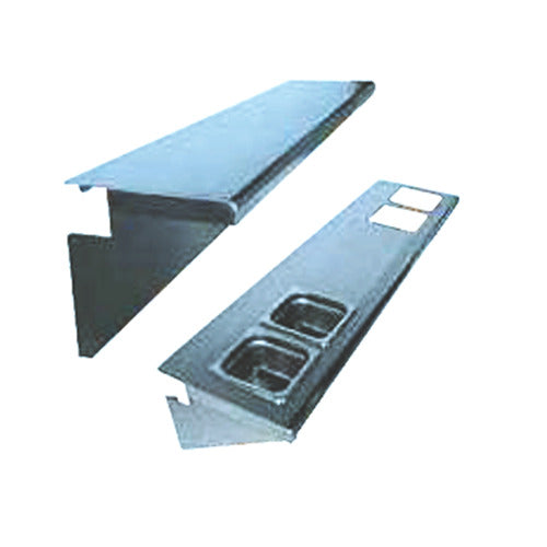Royal Range PS-84 Stainless Steel Plate Shelf - 8" x 84"