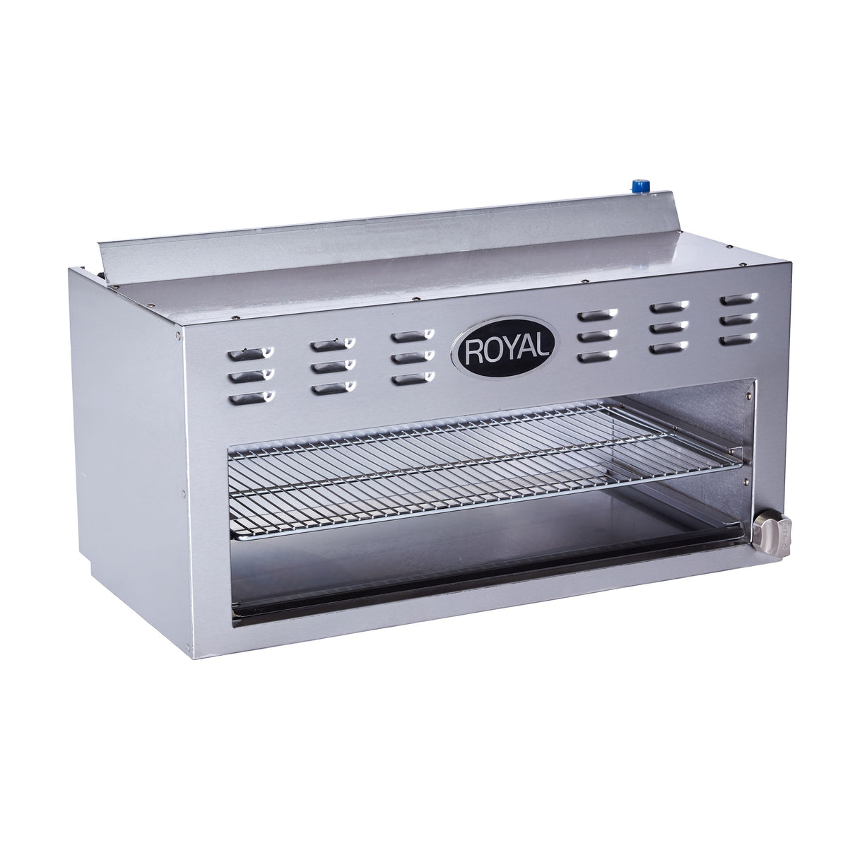 Royal Range RCM-series Royal Series infrared cheesemelter, front angle view (representative image, 36" model shown)