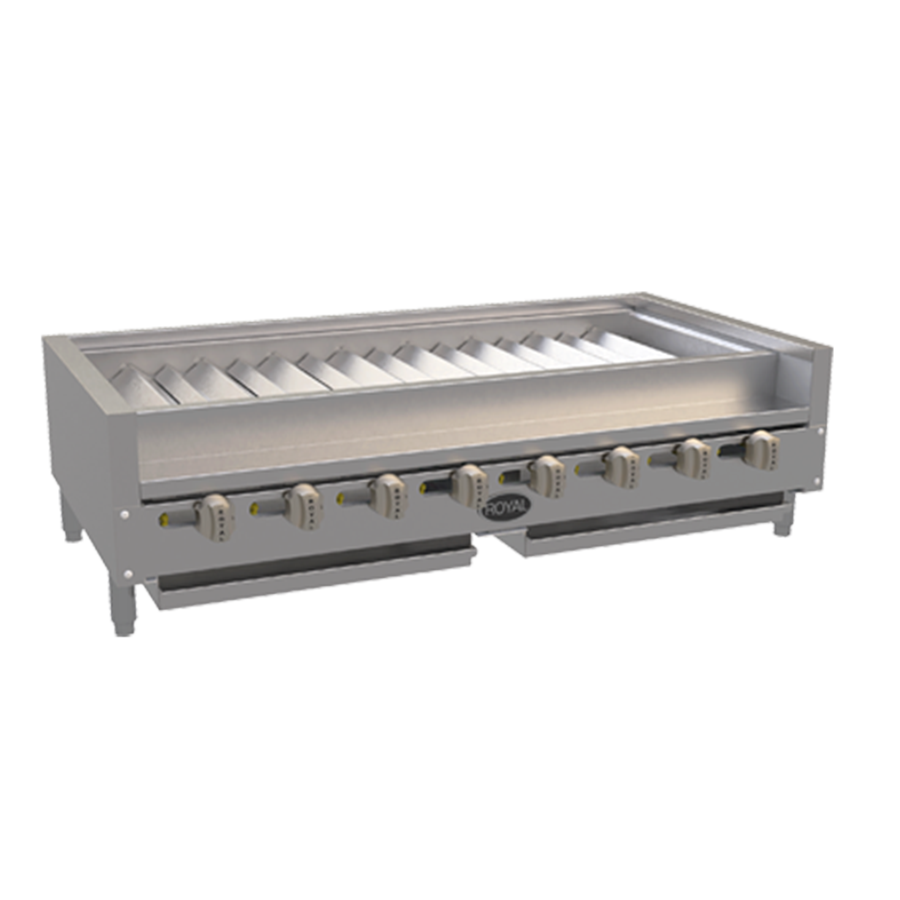 Royal Range RSKTB-48 snack kabob broiler, front angle view