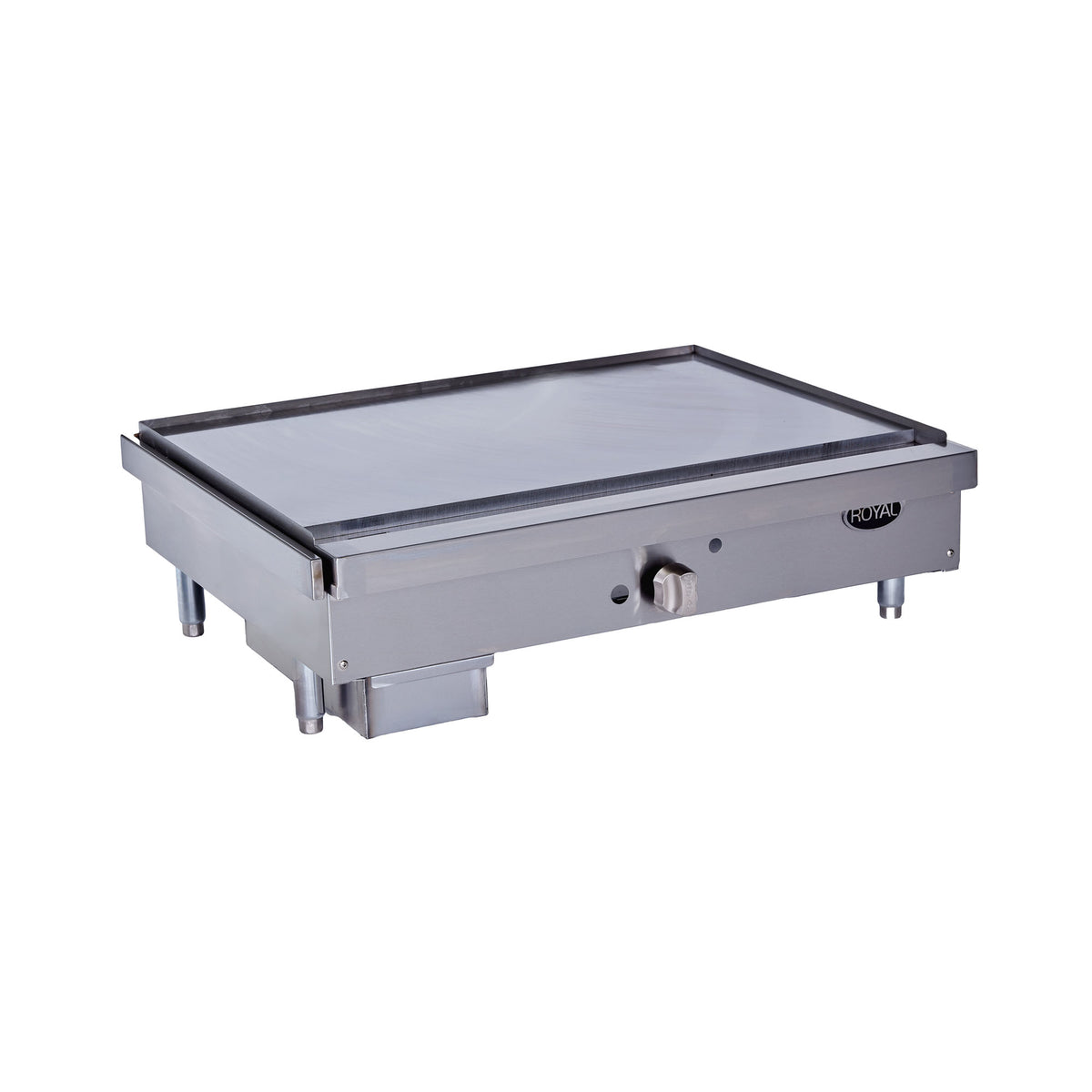 Royal Range RTY-series gas teppanyaki griddle, front angle view (representative image)