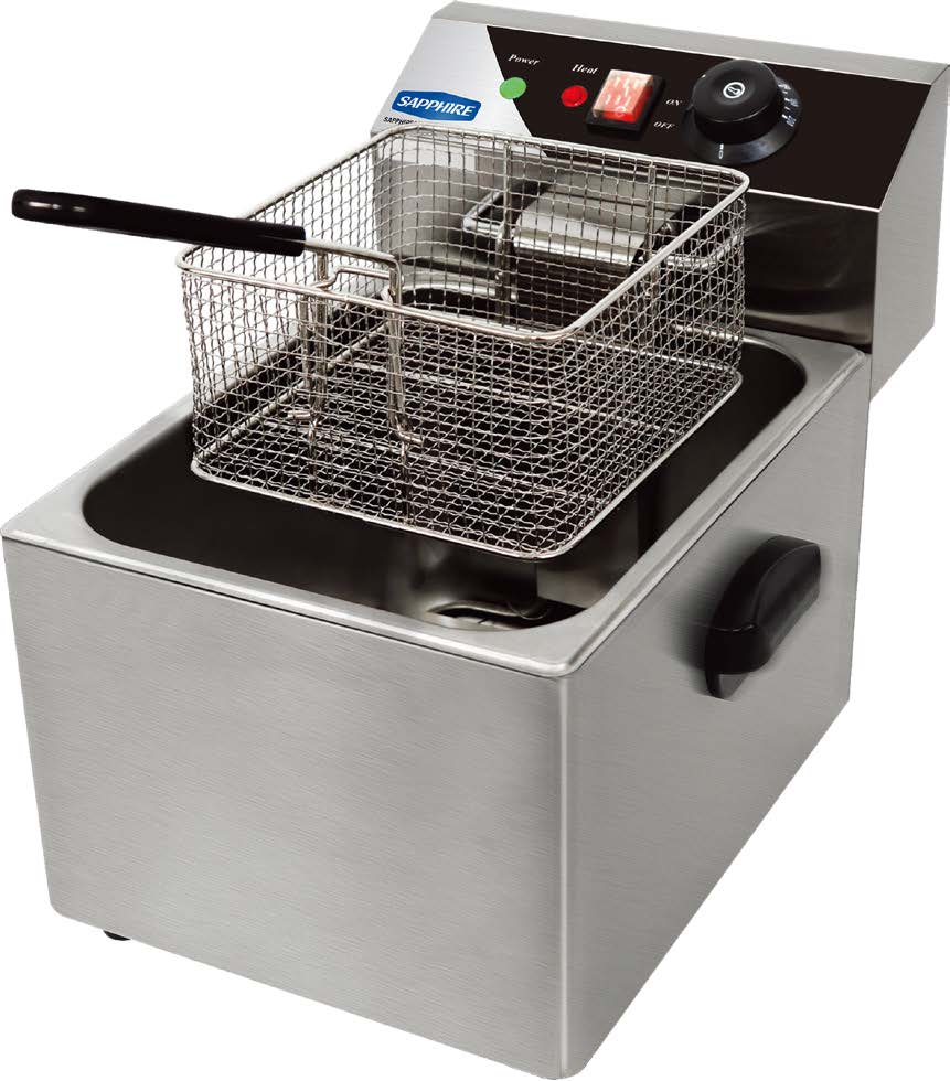 Sapphire SE-ECFR16 Countertop Electric Fryer – 10 lb, 110V