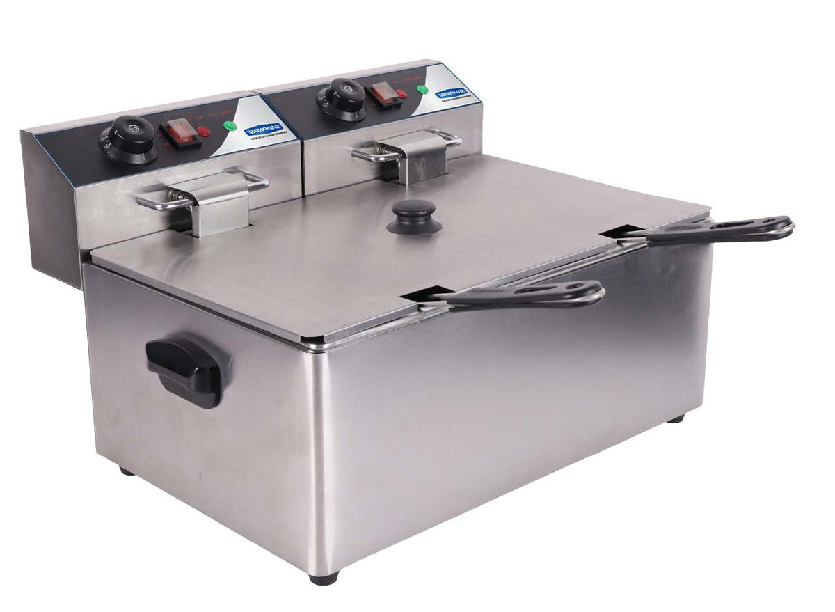 Sapphire SE-ECFR32 Countertop Electric Fryer – 20 lb, 110V