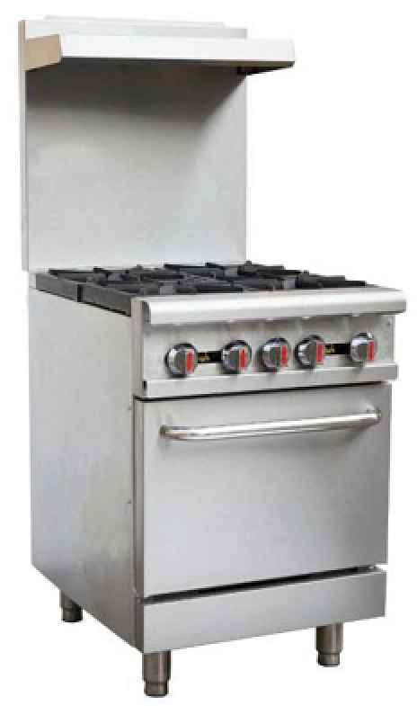 Sapphire SE-RA24 NG/LP Gas Restaurant Range – 24" Wide